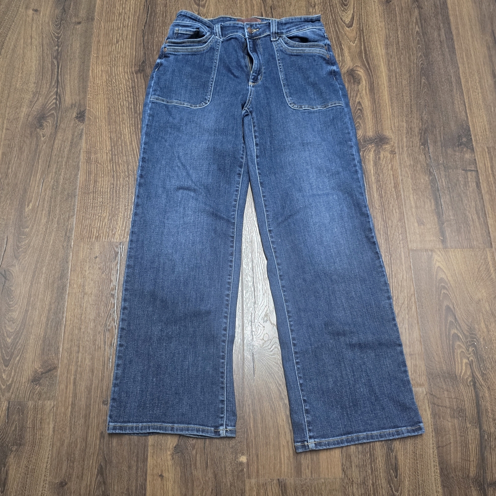 Judy Blue Dark Blue Wide Leg Jeans